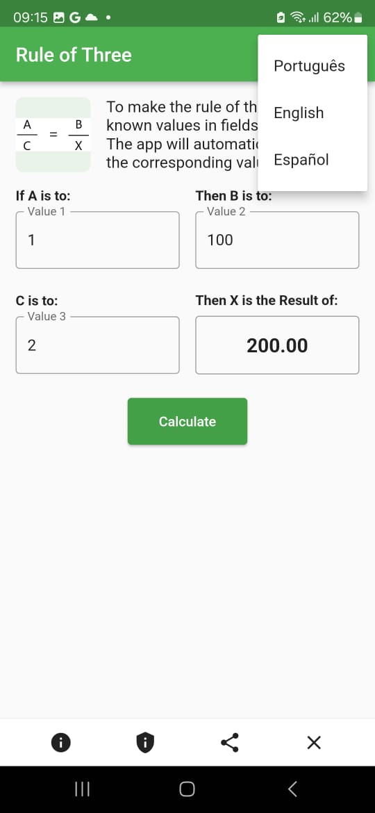 Rule of Three App Screenshot 2